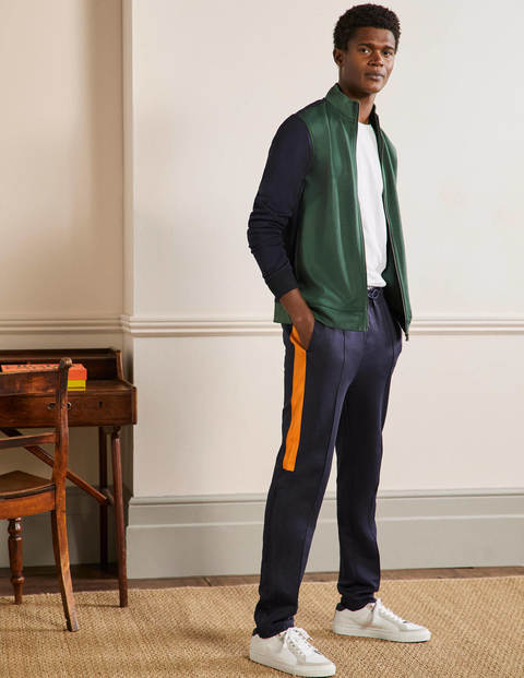 Track Joggers - Navy/Orange | Boden US