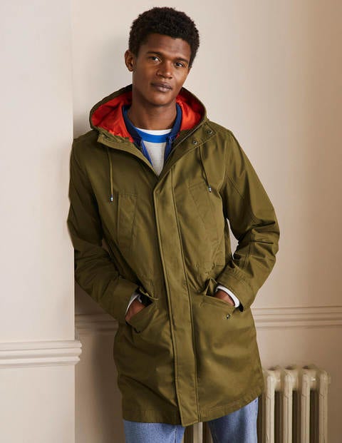 parka kaki longue