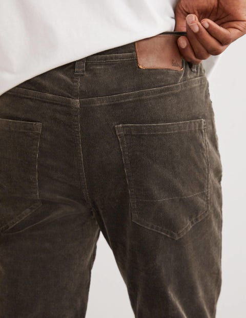 Cord Five Pocket Trouser - Aluminium Grey | Boden UK