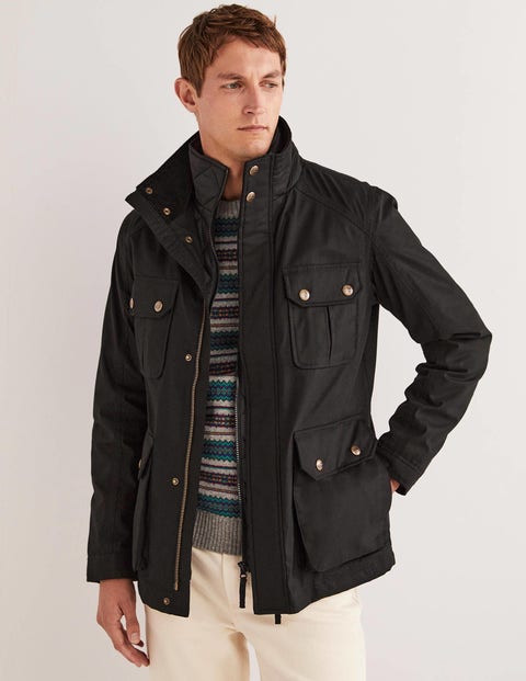 Waterproof Field Jacket - Black | Boden US