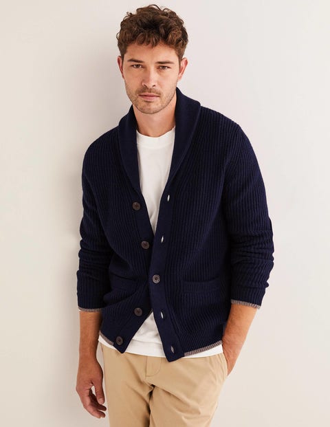 Shawl Cardigan - Navy | Boden US