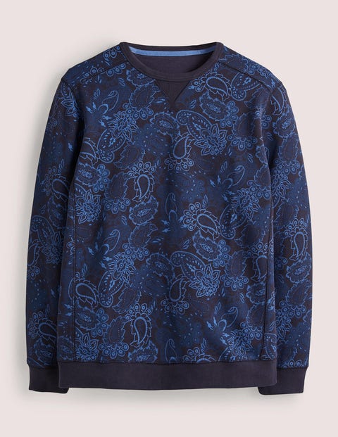Printed Sweatshirt Blue Men Boden