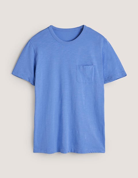 Laundered Slub T-Shirt Blue Men Boden