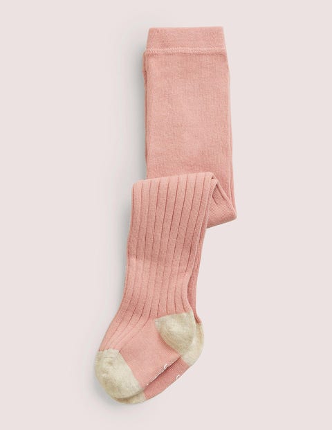 Ribbed Tights (Baby) Pink Girls Boden