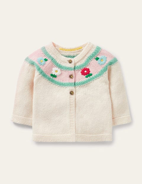 Gilet à détail floral Bébé Boden, ECR