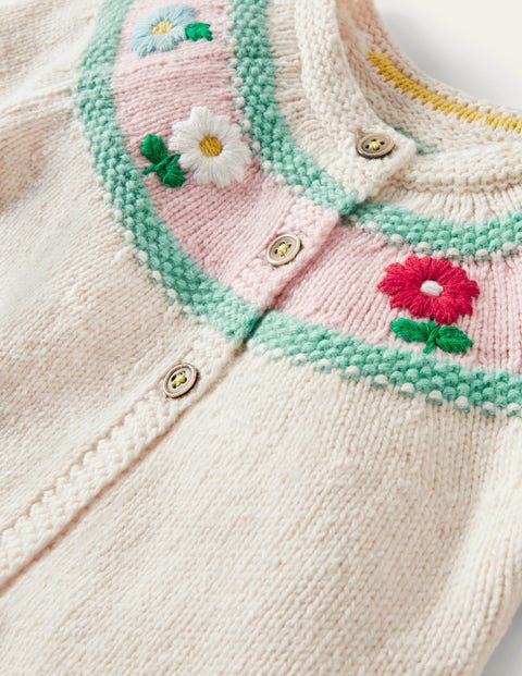 Flower clearance embroidered sweater