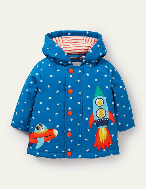 Imperméable à appliqué Bébé Boden, BLU