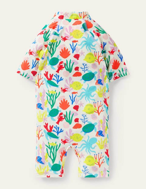 Fun Surf Suit - Ivory Coral Reef | Boden UK