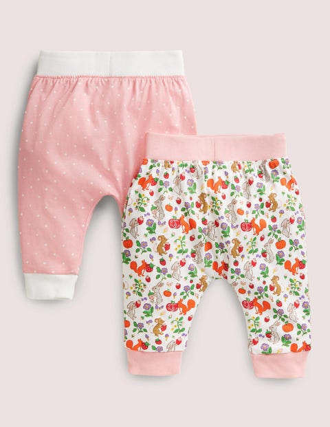 Twin Pack Printed Bottoms - Ivory Woodland Friends | Boden US