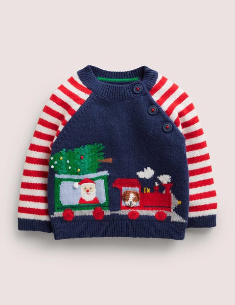 Pull de Noël fun Bébé Boden, NAV