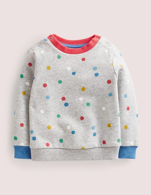 Sweat cosy Bébé Boden, GRY