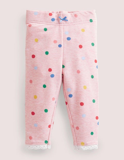 Ruffle Leggings Pink Girls Boden