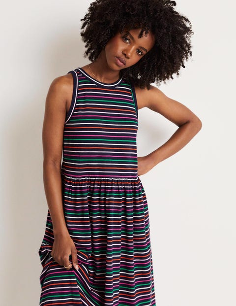 Kleid bunt gestreift Clearance