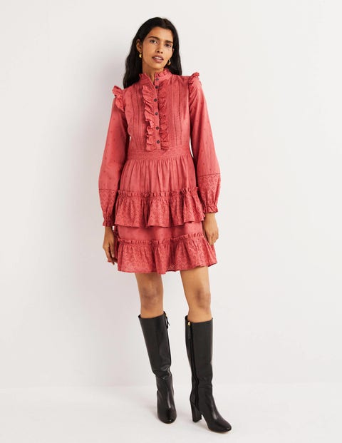 Boden red shirt clearance dress