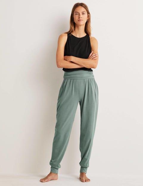 Hareem Jersey Joggers Green Women Boden