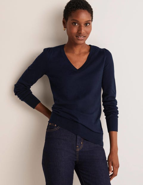 cotton crew neck jumpers ladies