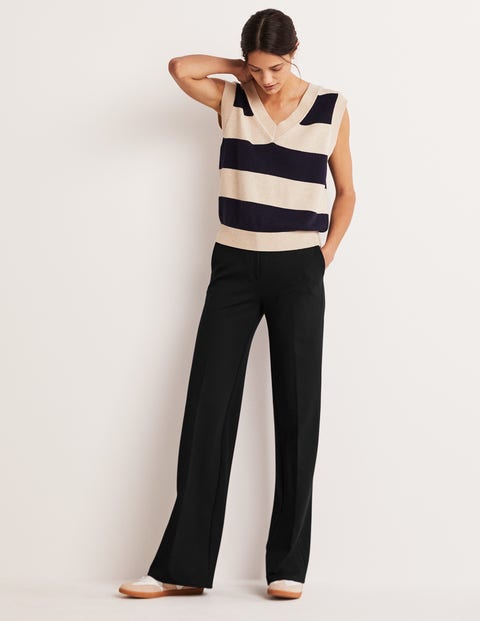 womens straight leg ponte pants