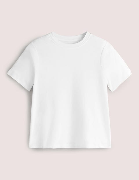 Perfect Cotton T-shirt White Women Boden