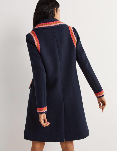 Boden navy coat cheap