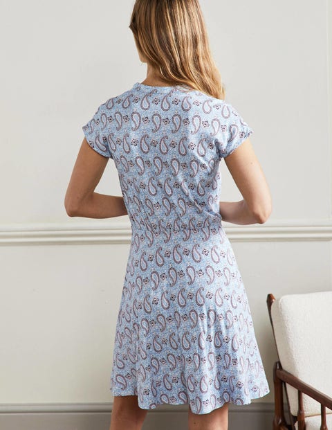 Robe Virevoltante En Jersey Bleu Ancien Motif Enchanting Paisley Boden Fr Robe Virevoltante En Jersey Bleu Ancien Motif Enchanting Paisley Boden Fr