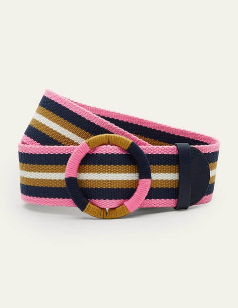 Ceinture avec détail en toile Femme Boden, MUL