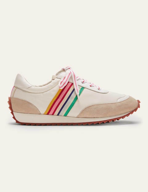 boden striped trainers