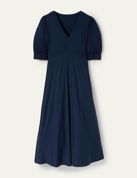Eva Jersey Midi Dress - Navy | Boden US