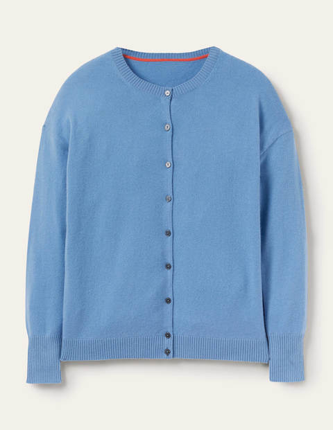 Cashmere Cardigan - Riviera Blue | Boden UK