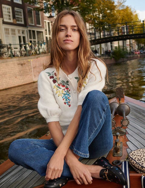 Ivory hotsell fluffy cardigan