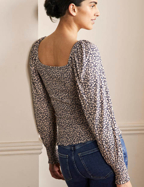 Smocked bodice top cheap