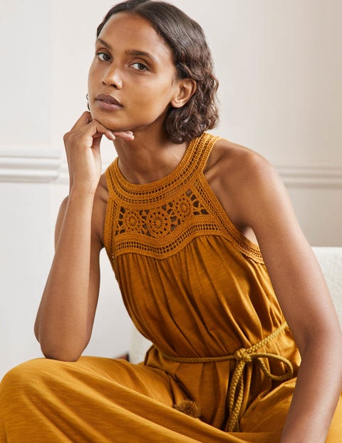 Anais Jersey Midi Dress - Frankincense | Boden US