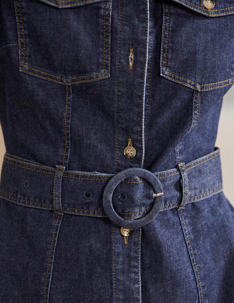 Belted Midi Shirt Dress - Mid Vintage | Boden US