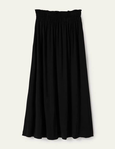 Pull On Jersey Maxi - Black | Boden US