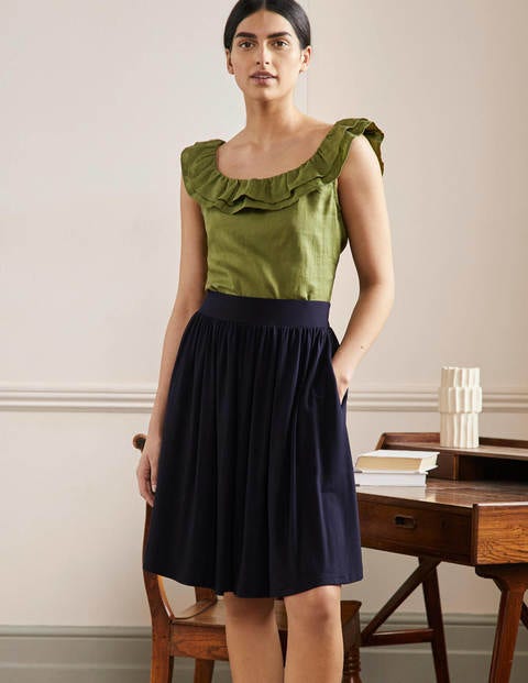Jersey pull on skirt sales
