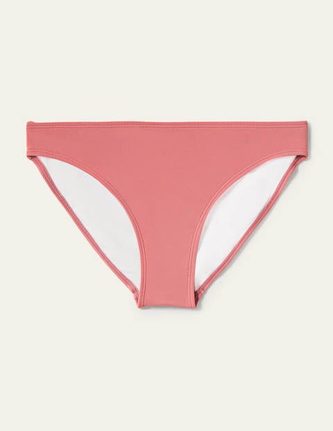 Klassische Bikinihose Damen Boden, Blassrosa