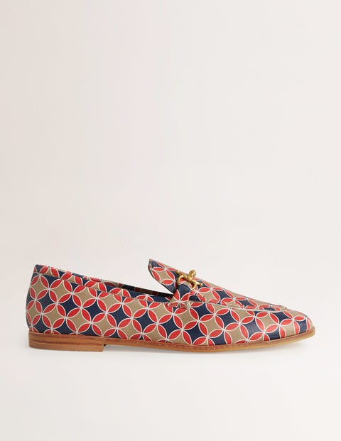 Loafer aus Leder mit Trensen Damen Boden