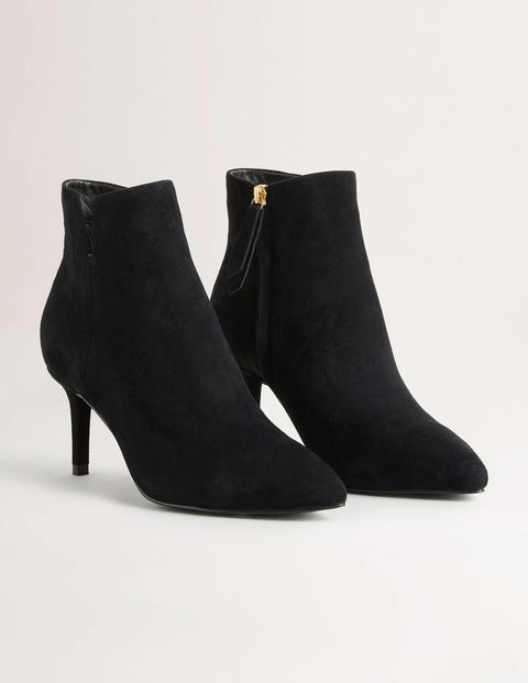 Suede Ankle Boots - Black | Boden UK