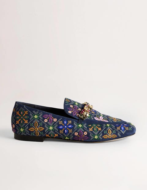 Loafer mit verzierter Borte Damen Boden