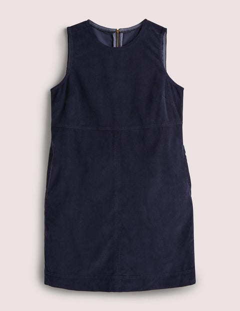 boden - Mini-Etuikleid aus Cord Damen , Navy