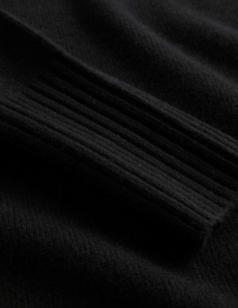 Jessica Oversized Sweater - Black | Boden US