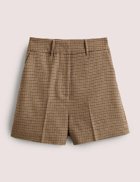 Shorts mit hoher Taille Damen Boden