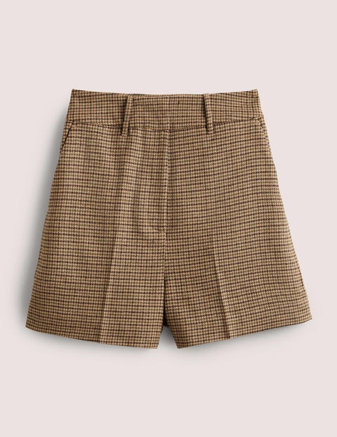 High Waist Shorts Brown Women Boden