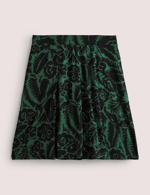 Jersey Mini Skirt Green Women Boden