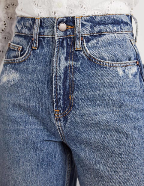 Rigid Straight Jeans - MID VINTAGE | Boden UK