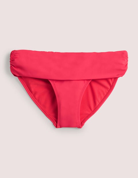 Classic Fold Bikini Bottoms Pink Women Boden, Pink Berry