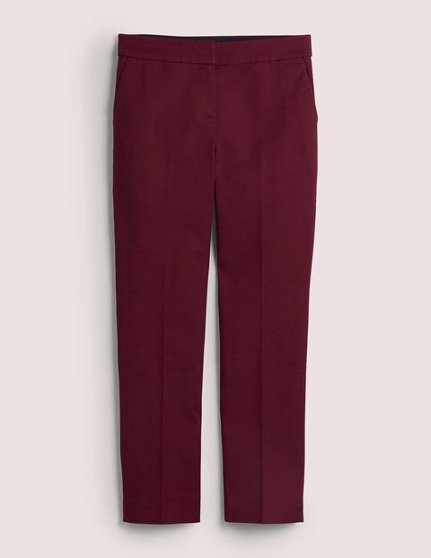 Richmond 7/8 Pants - Mulled Wine | Boden US