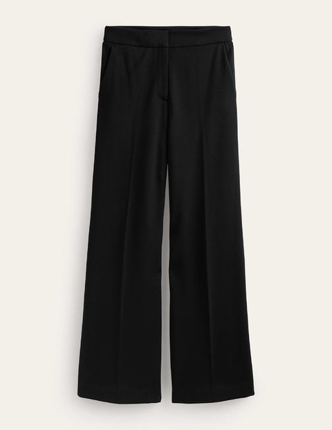 Westbourne Ponte Trousers - Black | Boden UK