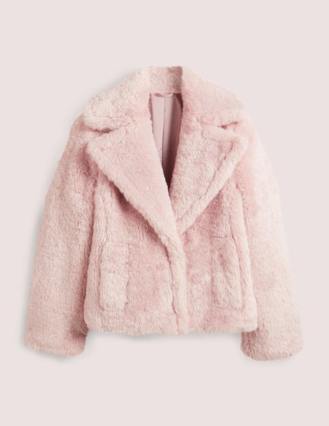 Jacke aus Kunstfell Damen Boden