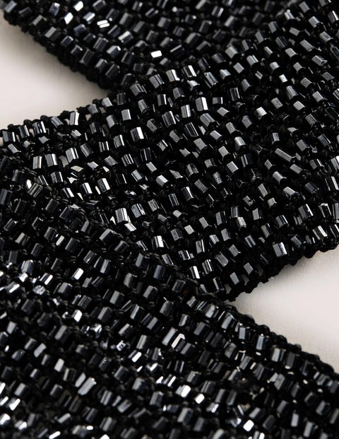 beaded neck tie