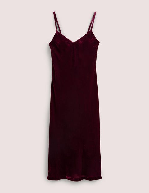 Samtkleid zum Hineinschlüpfen Damen Boden
